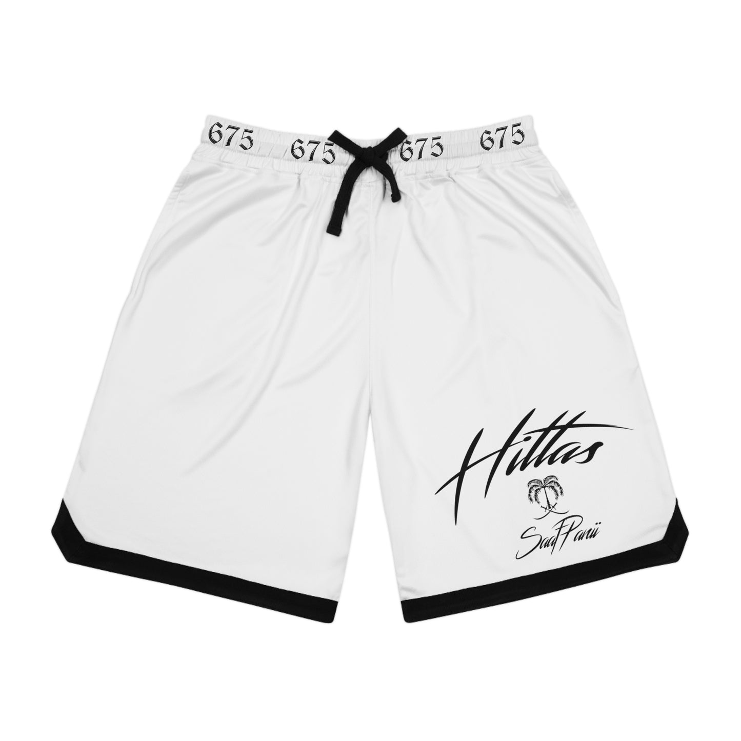 675 Records Basketball Shorts - White