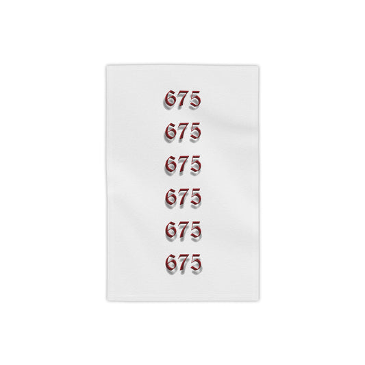 675 Records Beach Towel