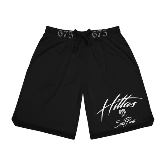 675 Records Basketball Shorts - Black